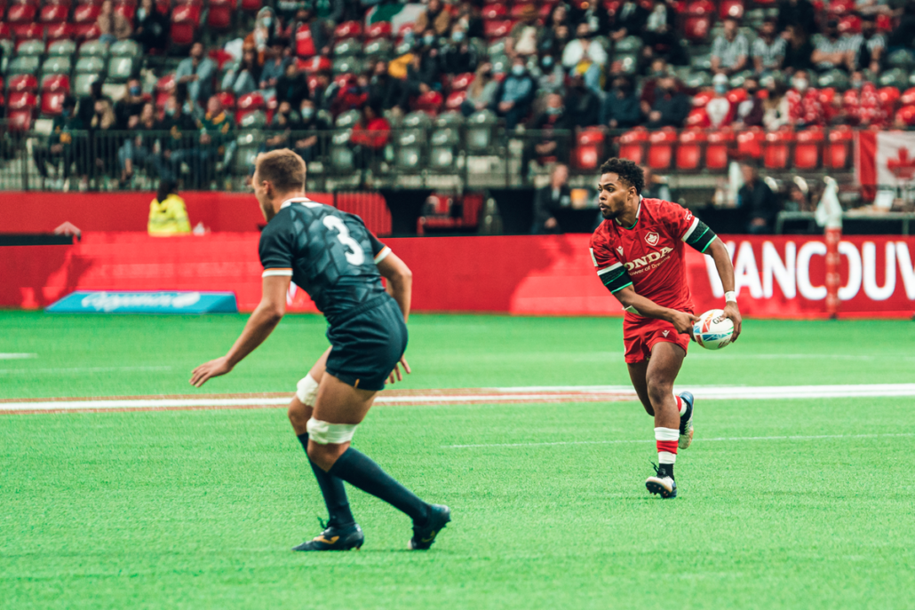 Canada Men's Sevens in action at BC Place