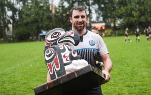 Vancouver Wave celebrate winning the 2021 Coastal Cup