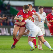 Canada's Women's team battles against England