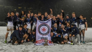 UBC Thunderbirds celebrate 2021 CUMRC title