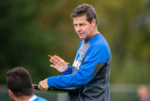Doug Tate coaches a UVIC Vikes session