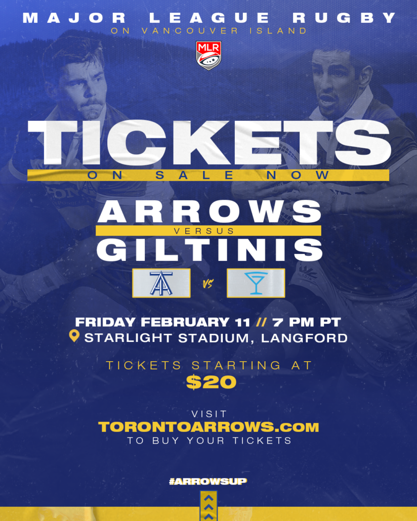 Buy tickets for Toronto Arrows vs, LA Giltinis