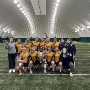 UVic Vikes Celebrate 2022 Canada West Rugby 7s win