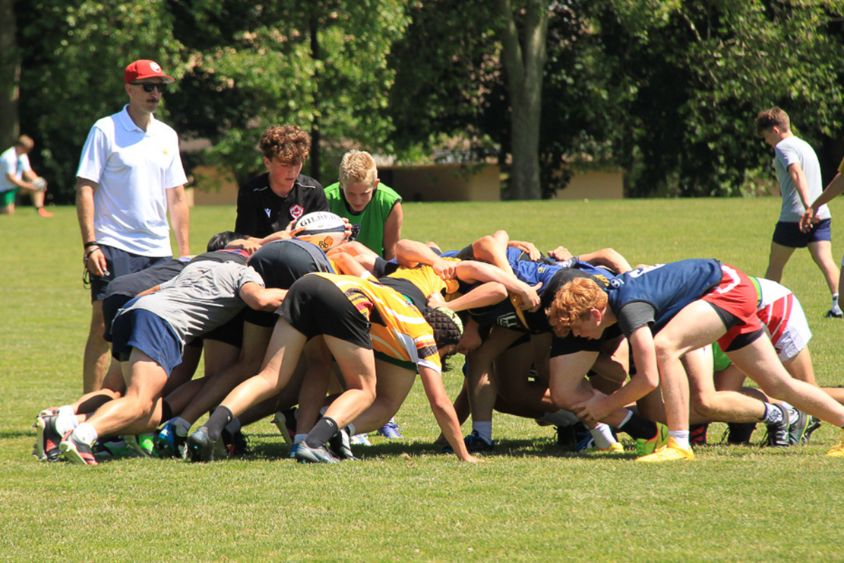 BC Bears U16 Boys in action during a training session