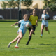 Action from the 2022 BC Summer Games Girls Rugby competition