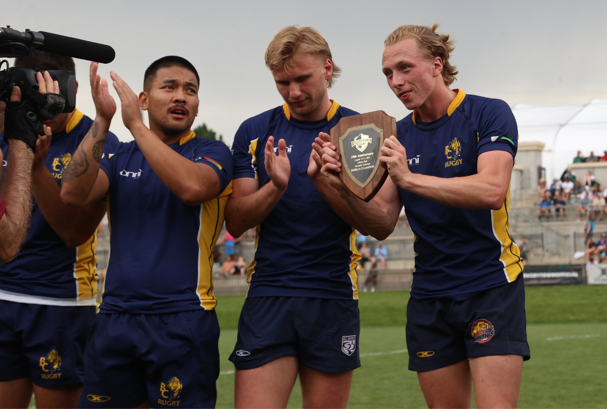 BC Bears lift the 2022 RugbyTown 7s Shield