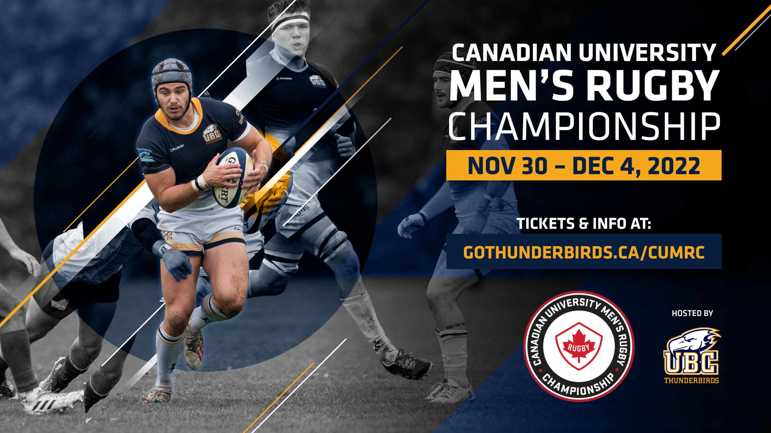 A graphic depicting the 2022 Canadian Men's Rugby Championship