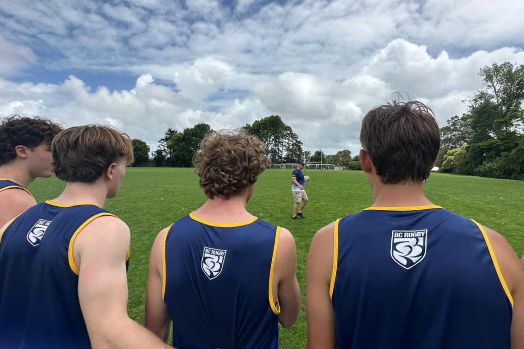 BC Bears Elite 7s Boys during a training session in New Zealand