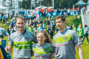 Officials line up for a photo at the 2022 BC Rugby Senior Club Finals