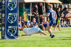 a try is scored at the 2023 provincial regional championships