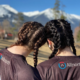 Two women from Terrace RFC pose for a photo