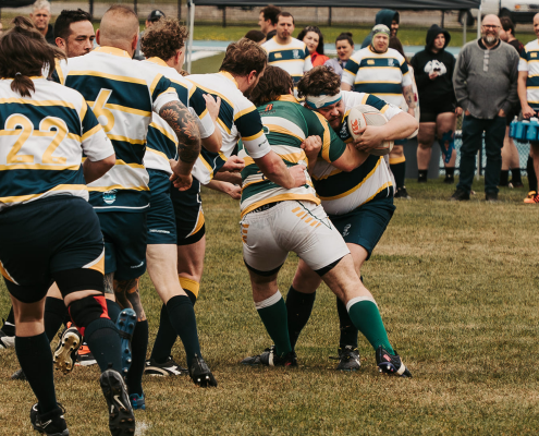 Prince George Gnats take on the Prince Rupert Seamen in the 2024 BC Rugby Summer Season