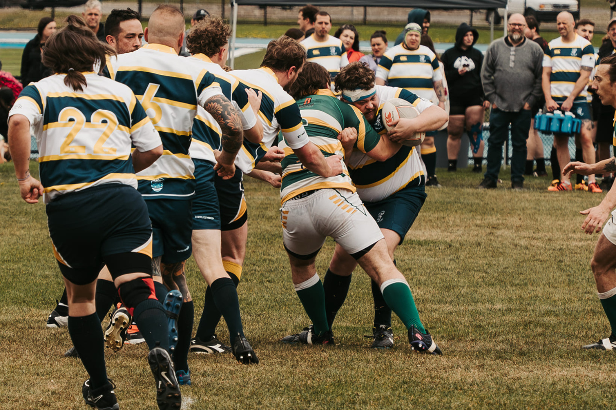 Prince George Gnats take on the Prince Rupert Seamen in the 2024 BC Rugby Summer Season