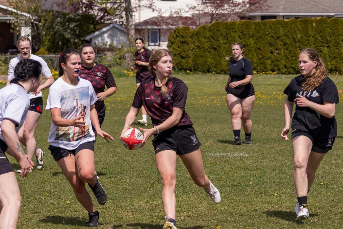 Terrace Women's Rugby team plays out a friendly