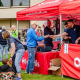 Fans buy BC Rugby Merchandise at the 2024 BC Rugby Senior Club Finals