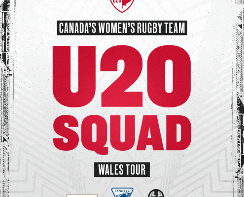 Canada U20 Women's Squad -2024 Wales Tour