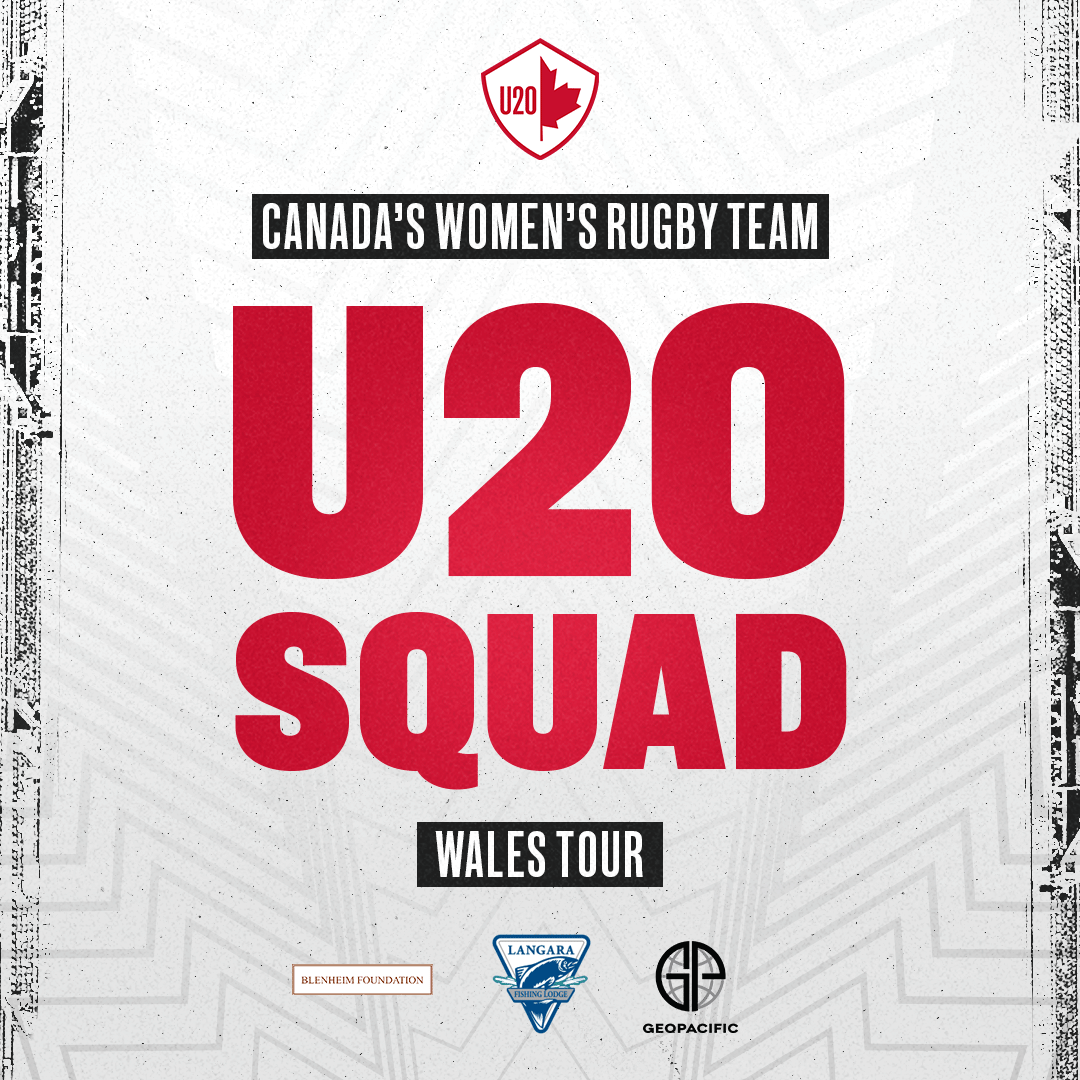 Canada U20 Women's Squad -2024 Wales Tour