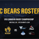 2024 BC Bears U19 Rosters - Feature Image