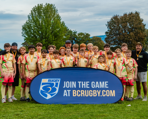 2024 Kamloops 7s Langley RFC U14 Boys Winners