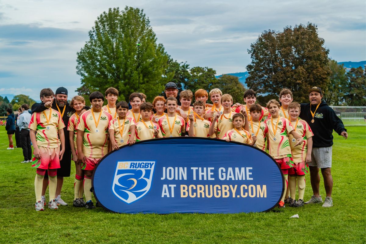 2024 Kamloops 7s Langley RFC U14 Boys Winners