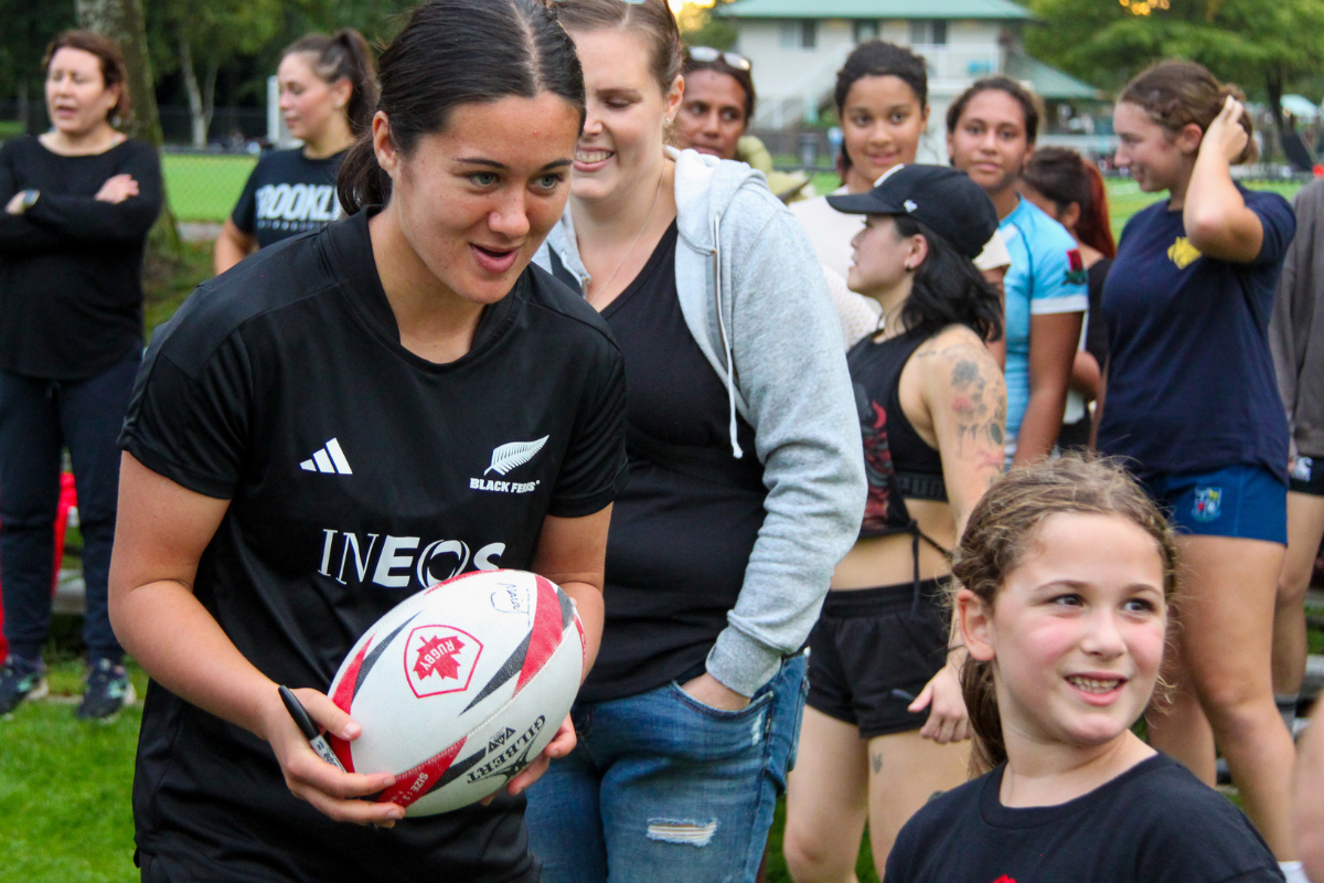 Girls Can Rugby - Black Ferns at Richmond