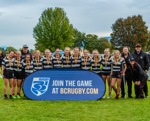 2024 Kamloops 7s Abbotsford RFC U18 Girls Winners