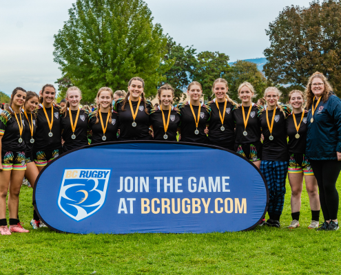 2024 Kamloops 7s Edmonton Clansmen U18 Girls Winners