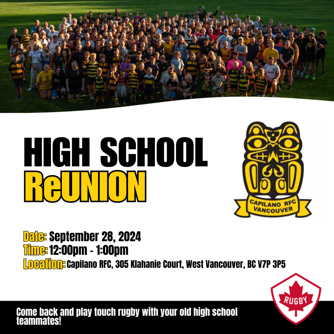 Rugby Canada Graphic for High School ReUNION