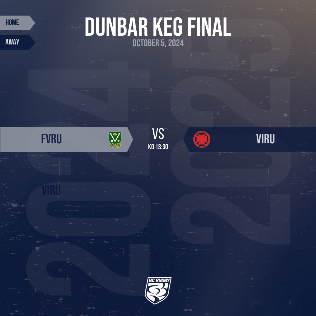 2024 Dunbar Keg Final - FVRU vs VIRU Tide