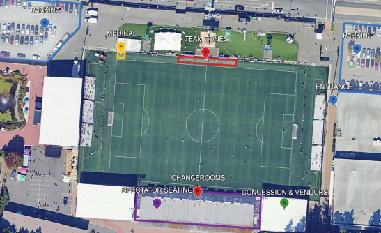 Starlight Stadium Venue Map