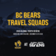 2024 BC Bears U18 7s Global Youth Sevens Travel Squads Graphic