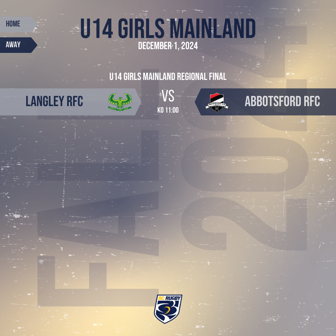 2024 U14 Girls Mainland Play-Offs