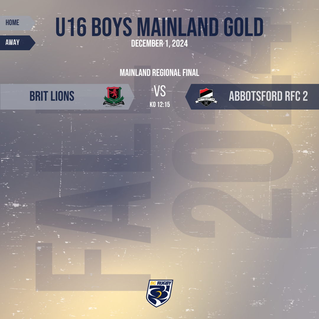 2024 U16 Boys Island Regional Final