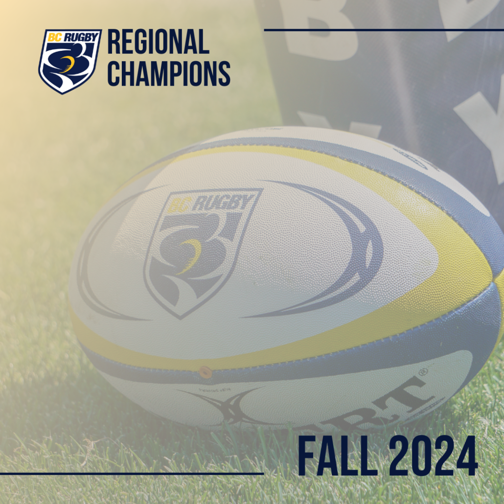 Graphic - 2024 BC Rugby Regional Champions