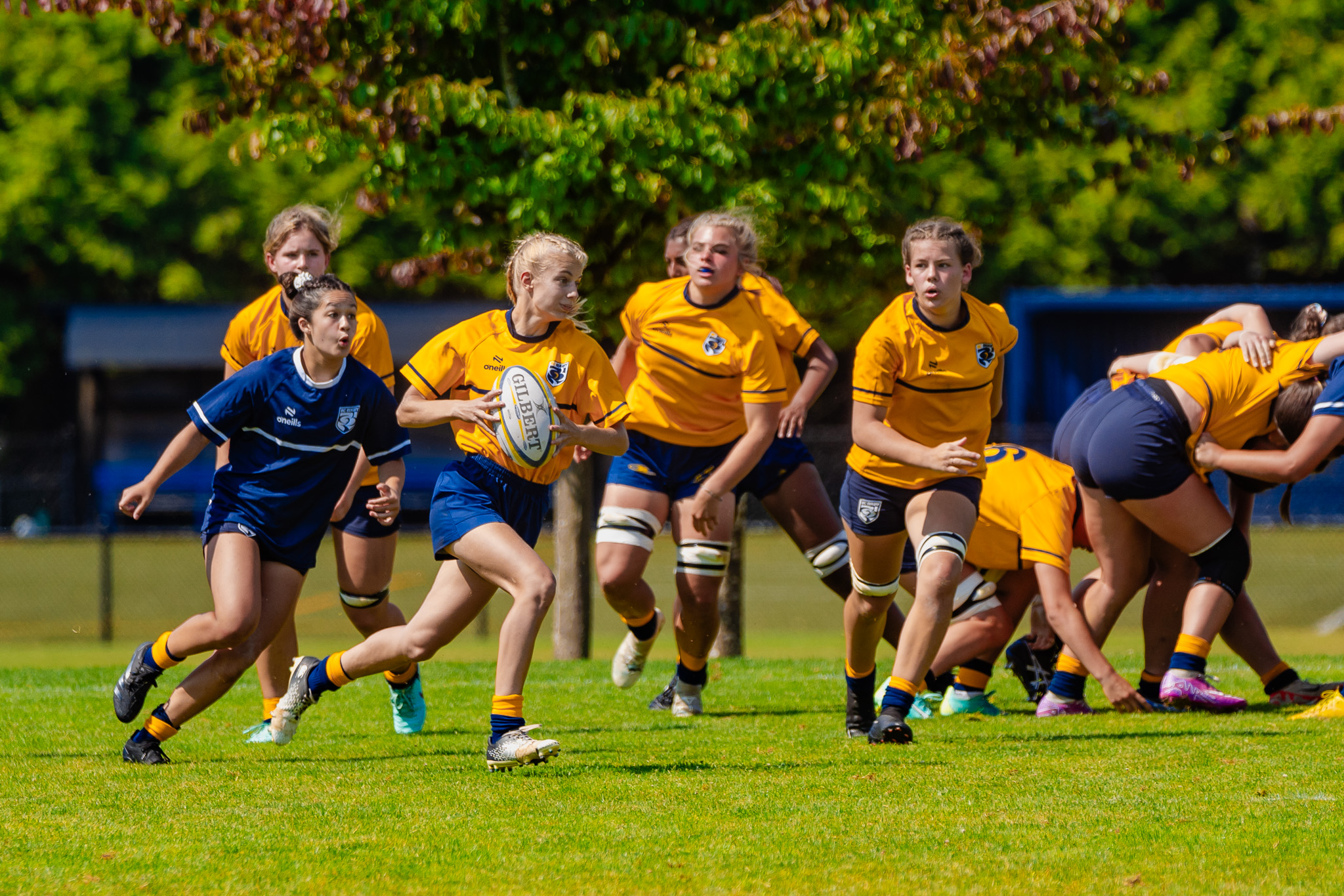 BC Bears U18 Girls Blue vs Gold action shot