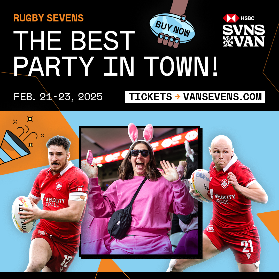 Rugby Canada - HSBC SVNS Vancouver Home Page Banner Small Screens