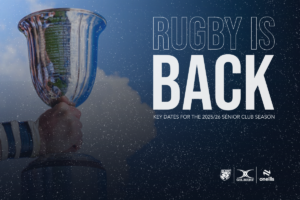 Rugby is back season launch graphics