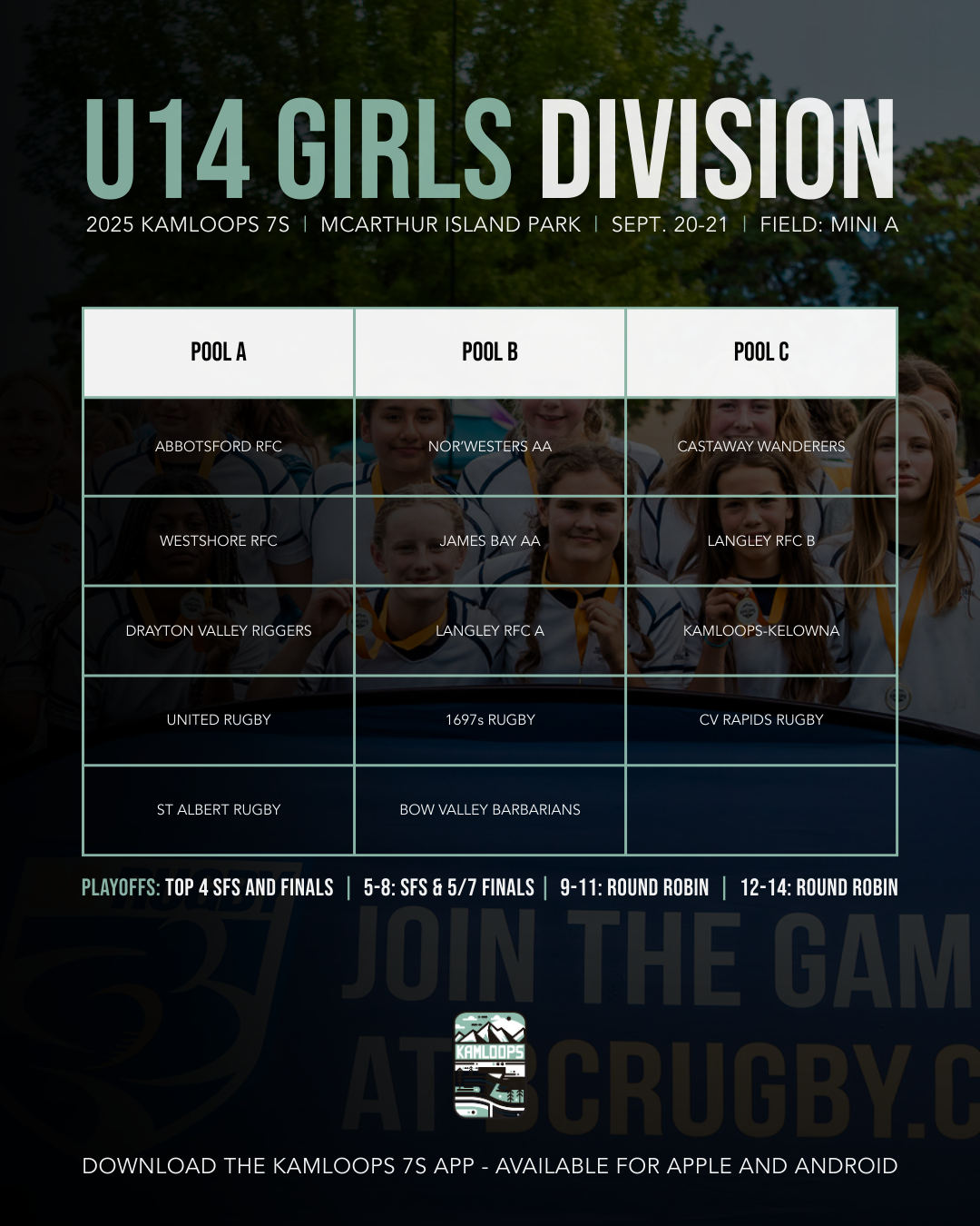 2025 Kamloops 7s - U14 Girls Pool