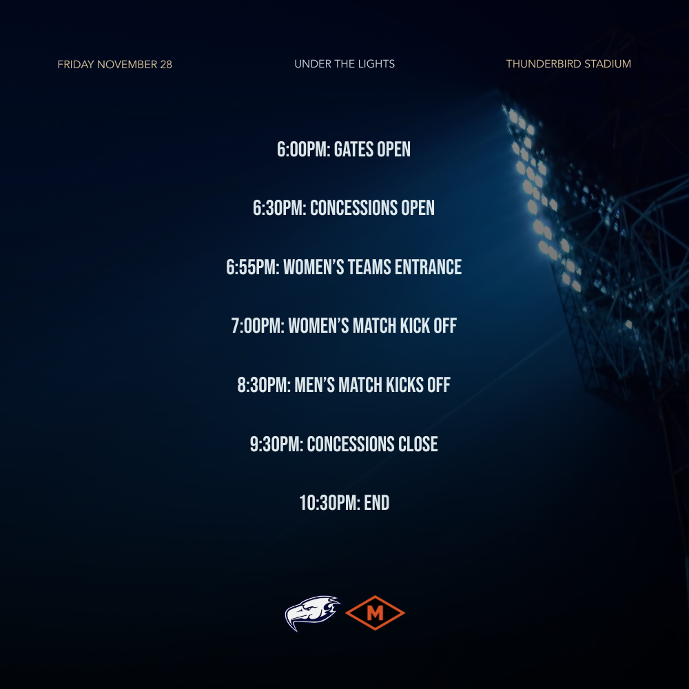 Under The Lights Match Day Details