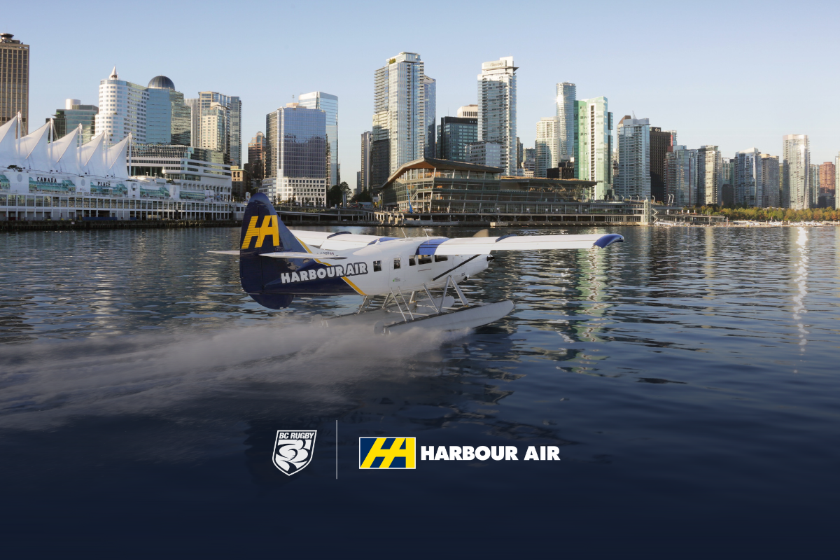 BC Rugby x Harbour Air Partnership Announcement 2 BC Rugby x Harbour Air Partnership Announcement 2