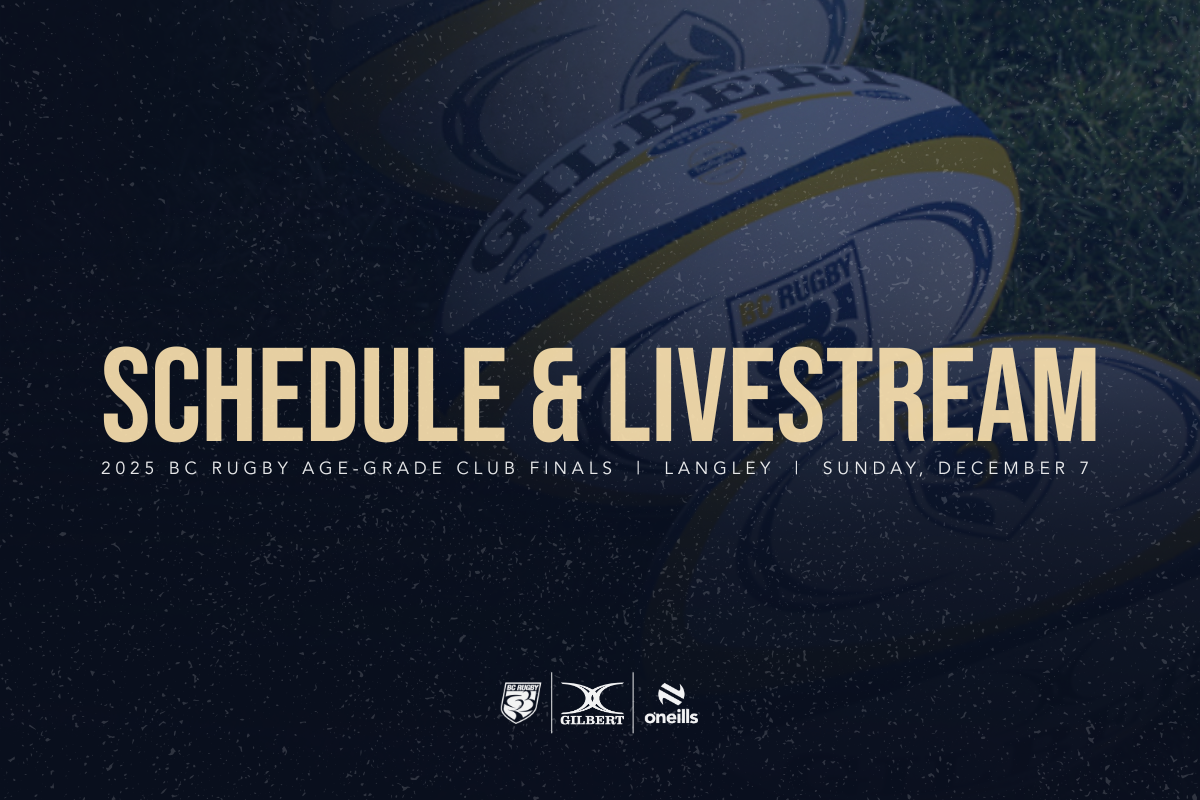 2025 BC Rugby Age-Grade Finals Event Guide - SChedule & Livestream