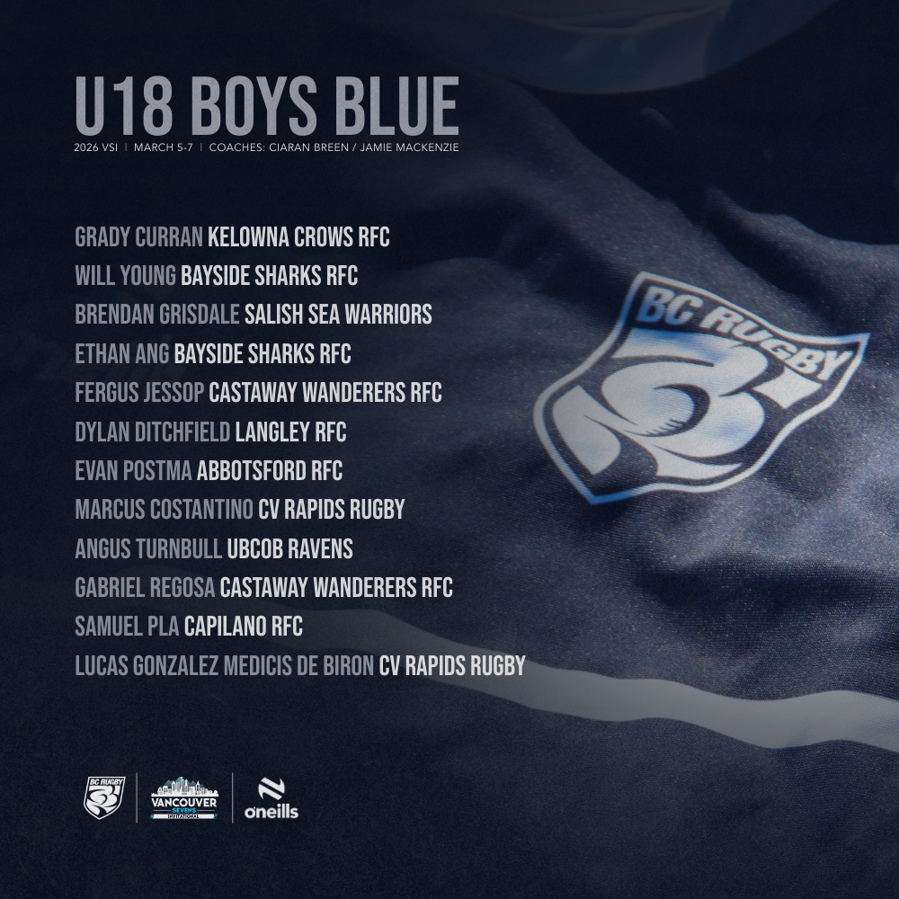 2026 VSI - BC U18 Boys Blue Roster List
